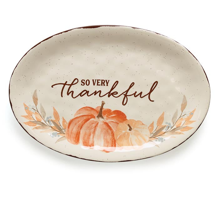 So Very Thankful Platter - Homestead Harvest