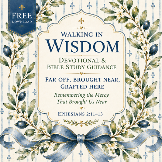 Walking In Wisdom: Far Off, Brought Near, Grafted Here - Devotional and Bible Study Guide - Free Download
