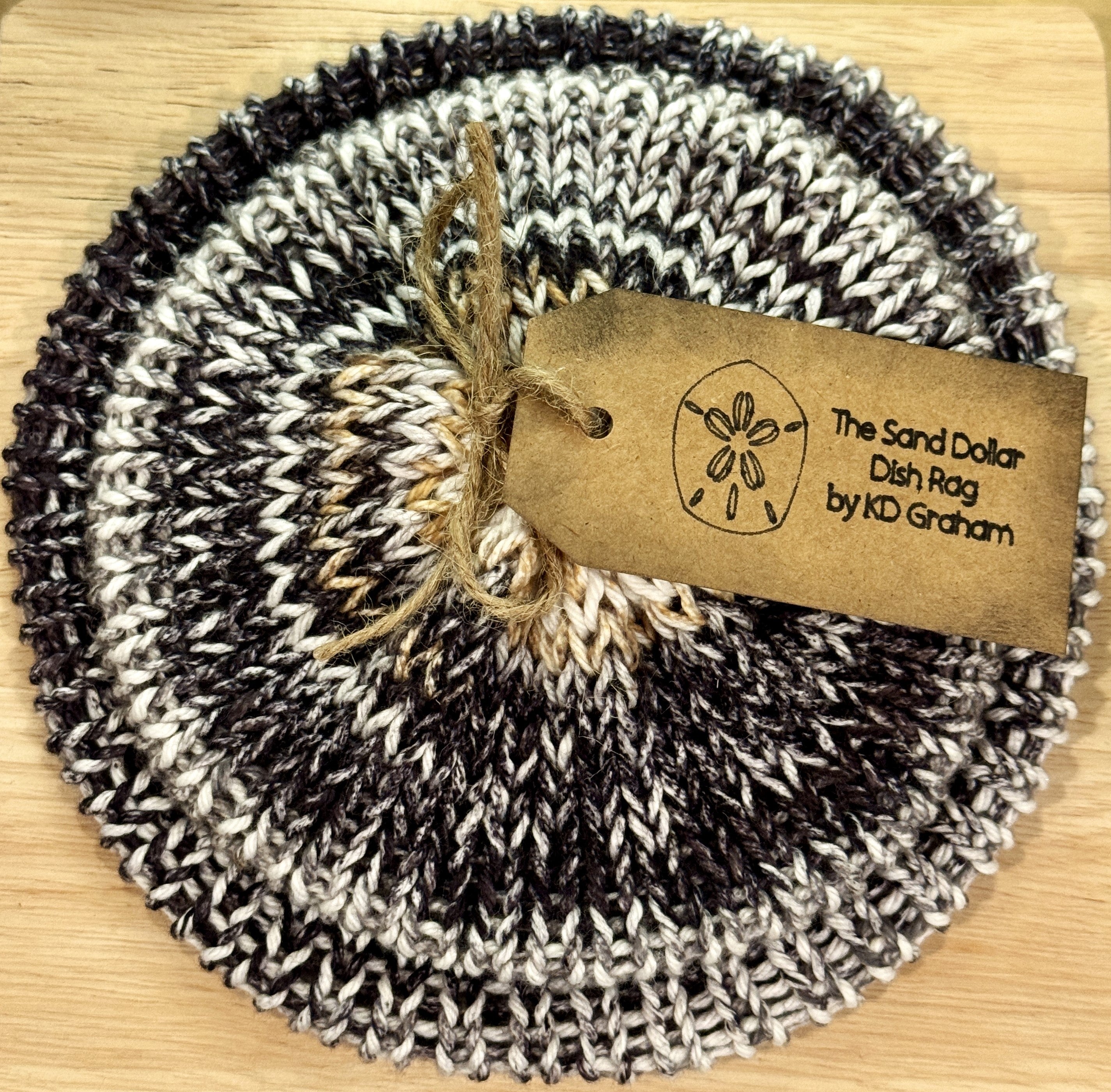 Designer Rag Set The Sand Dollar Dish Rag Set - By KD Graham – Graham's Custom Crafts