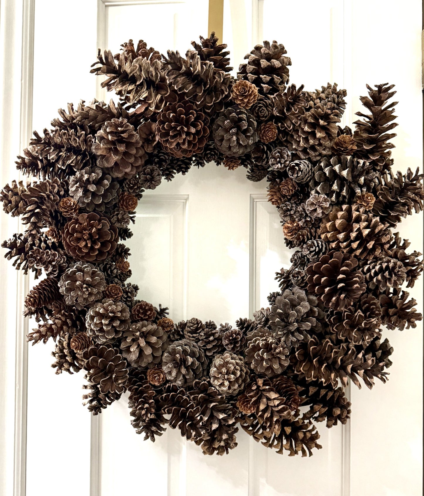 All Natural Pine Cone Wreath