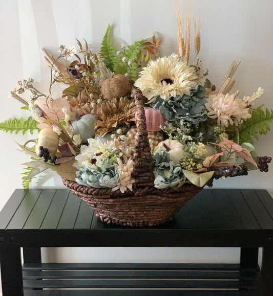 Large Fall Basket Arrangement